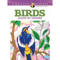 Creative Haven Birds Color by Number Coloring Book - Paperback