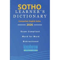 Sotho Learner's Dictionary: Sotho-English and English-Sotho - Paperback