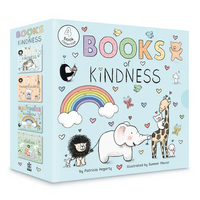 Books of Kindness: ABCs of Kindness; 123s of Thankfulness; Happiness Is a Rainbow; Friendship Is Forever - Hardcover