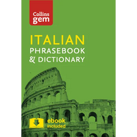 Collins Gem Italian Phrasebook & Dictionary - Paperback