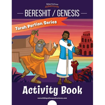 Bereshit / Genesis Activity Book: Torah Portions for Kids - Paperback