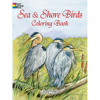 Sea and Shore Birds Coloring Book - Paperback