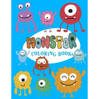 Monster Coloring Book: Cute Monsters Coloring Book for kids: A Fun Colouring Activity Book For all ages, perfec gift for kids - Paperback