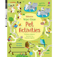 Wipe-Clean Pet Activities - Paperback