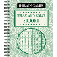 Brain Games - Relax and Solve: Sudoku (Toile) - Spiral