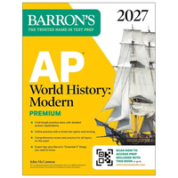 AP World History: Modern Premium, 2027: Prep Book with 5 Practice Tests + Comprehensive Review + Online Practice - Paperback