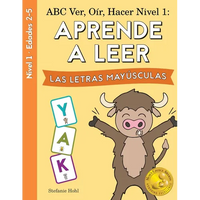 ABC Ver, Oír, Hacer Nivel 1: ABC See, Hear, Do Level 1: Learn to Read Uppercase Letters Spanish Edition - Paperback