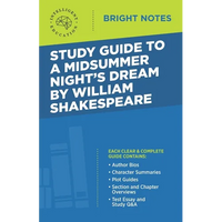 Study Guide to A Midsummer Night's Dream by William Shakespeare - Paperback