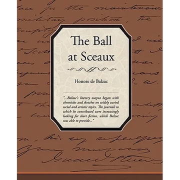 The Ball at Sceaux - Paperback