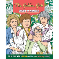 The Golden Girls Color-By-Number - Paperback