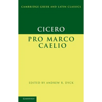 Cicero: Pro Marco Caelio - Paperback