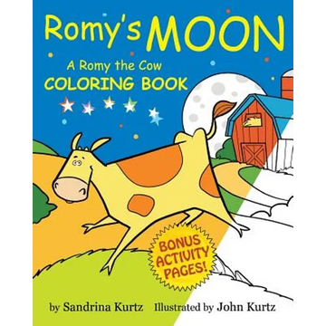 Romy's Moon Coloring Book: A Romy the Cow Coloring Book - Paperback