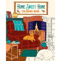 Home Sweet Home Coloring Book - Paperback