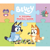 Bluey: A Jigsaw Puzzle Book: Includes 4 Double-Sided Puzzles - Board Book