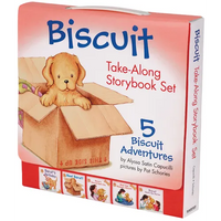 Biscuit Take-Along Storybook Set: A Box of 5 Books Plus Activity Pages for Dog Lovers - Hardcover