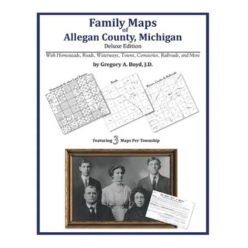Family Maps of Allegan County, Michigan - Paperback